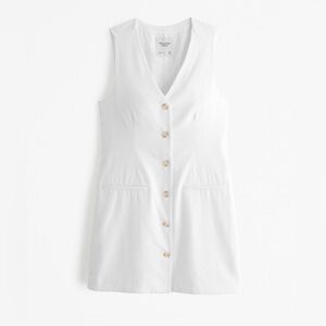 The A&F Mara Linen-Blend Vest Mini Dress
